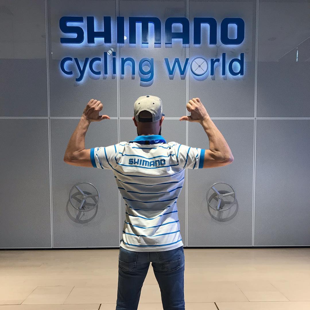Giorgio The Doctor Bike allo Shimano Cycling Word di Singapore